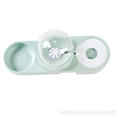 eco-friendly multifunctional plastic double pet feeder